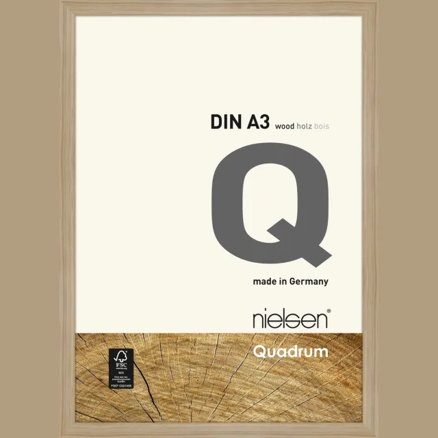 Nielsen Quadrum Houten Wissellijst Oak Naturel 29,7x42cm (A3) Eiken