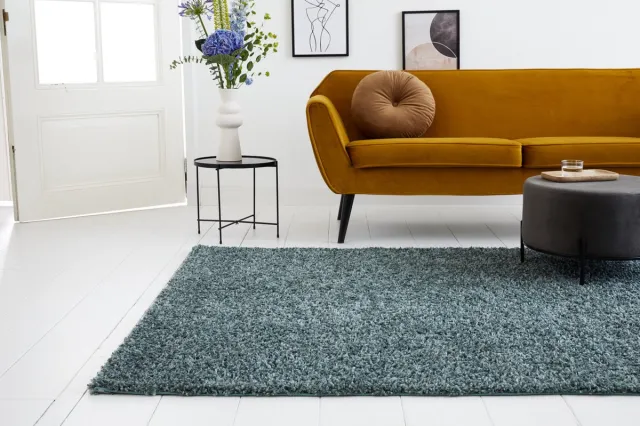 Lifa-Living Lifa Living - Rechthoekig Tapijt - Groen - Hoogpolig - Knus - Zacht Polyamide - 160 x 230 cm