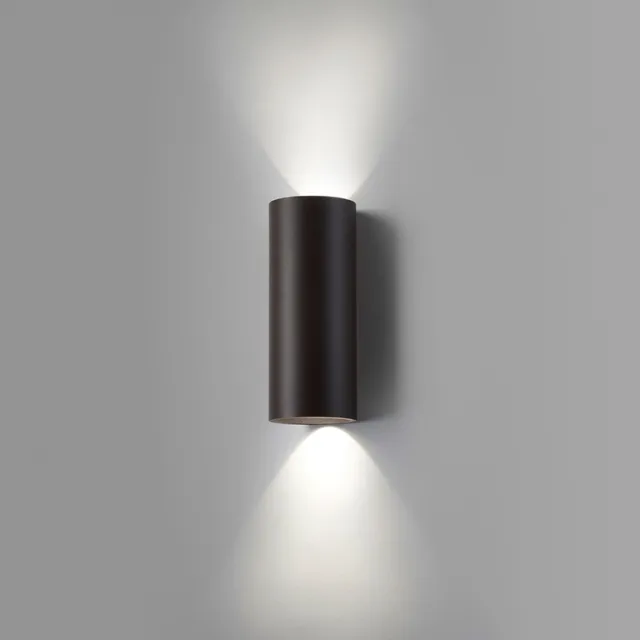 Artdelight Wandlamp Artdelight Brody 2 Lichts LED 2700K Dimbaar Zwart