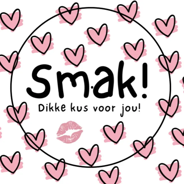 Vivir Sfeer Een berichtje in een sfeerlichtje Dikke Kus Voor Jou Wit