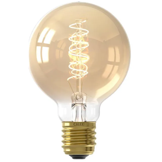 Calex LED lichtbron E27 4W Ø8cm Goud