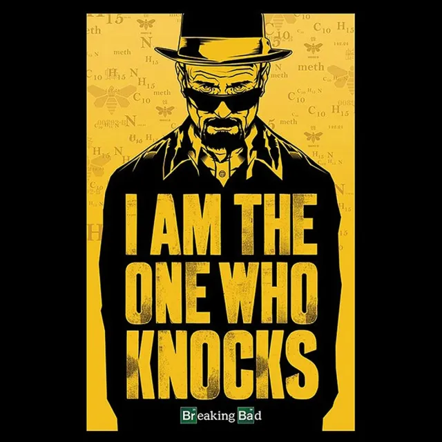 Breaking Bad I Am The One Who Knocks - Maxi Poster - 61x91,5cm Geel