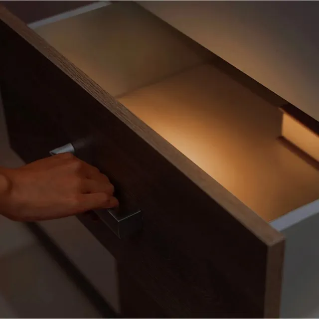 Yeelight lade verlichting met sensor - Voordeelset van 4 - Slimme kastverlichting - Slimme ladeverlichting - Warm wit licht - Oplaadbare batterij Warm wit - lade