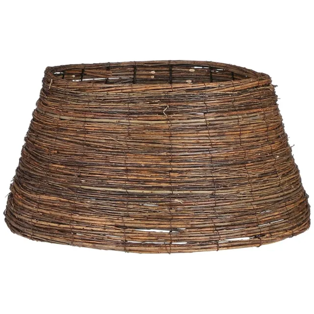 Mica Decorations Kerstboommand - H26 x Ø55 cm - Wilgentakken - Bruin