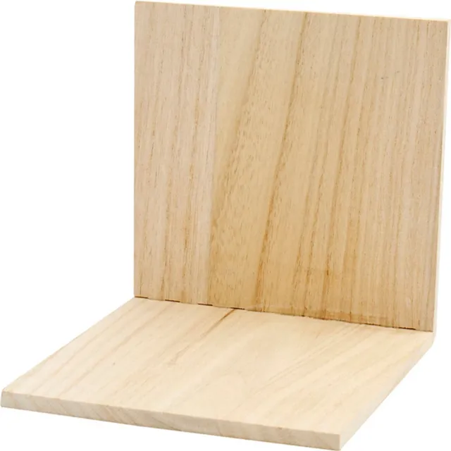 Creativ Company Boekensteun creativ company hout 15x15x15cm | 10 stuks onbekend