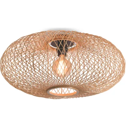 Good&Mojo Plafonniere Cango bamboe ellips dia.60x25cm naturel
