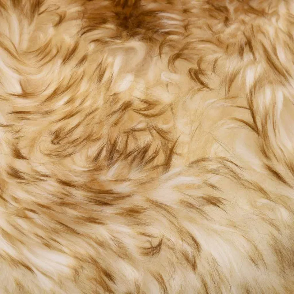 vidaXL Vloerkleed 60x90 cm schapenvacht gemêleerd bruin, foto 4