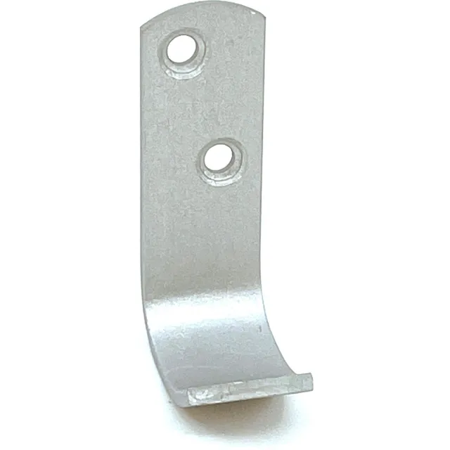 Avenue Decoration jashaak "Liede" - 1-haaks - B 19 x H 53 mm - aluminium