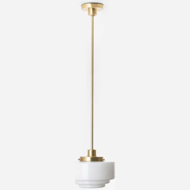 Coloured by Art Hanglamp Getrapt Ø 25 20's Messing - Art Deco Trade
