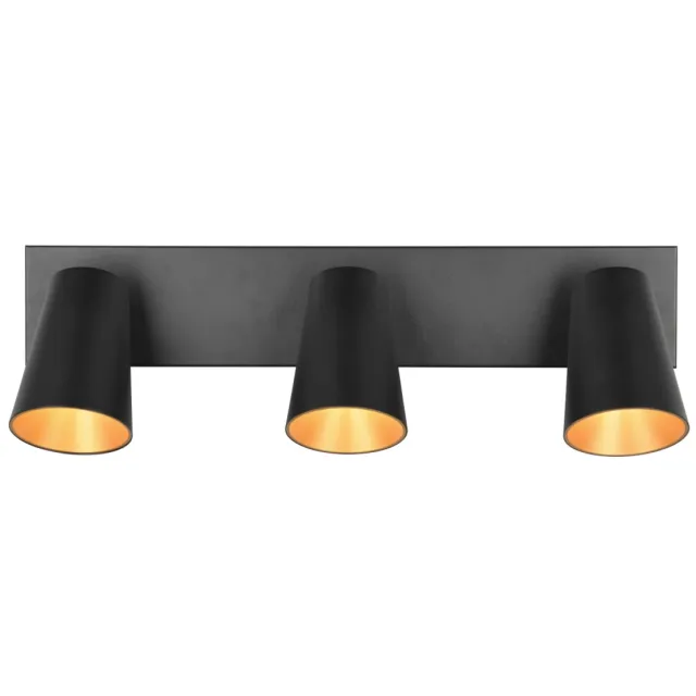 Trio SHARP - Spot - Zwart mat - excl. 3x GU10 4,9 W