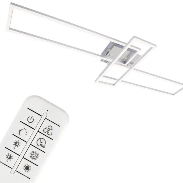 B.K.Licht Briloner - Wandlamp - Afstandsbediening Zilver