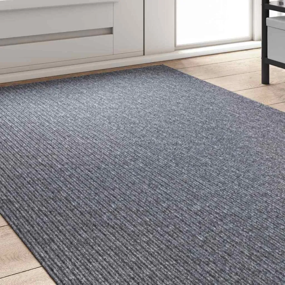 vidaXL Tapijt Loper Lichtgrijs 100 x 300 cm Stof, foto 3