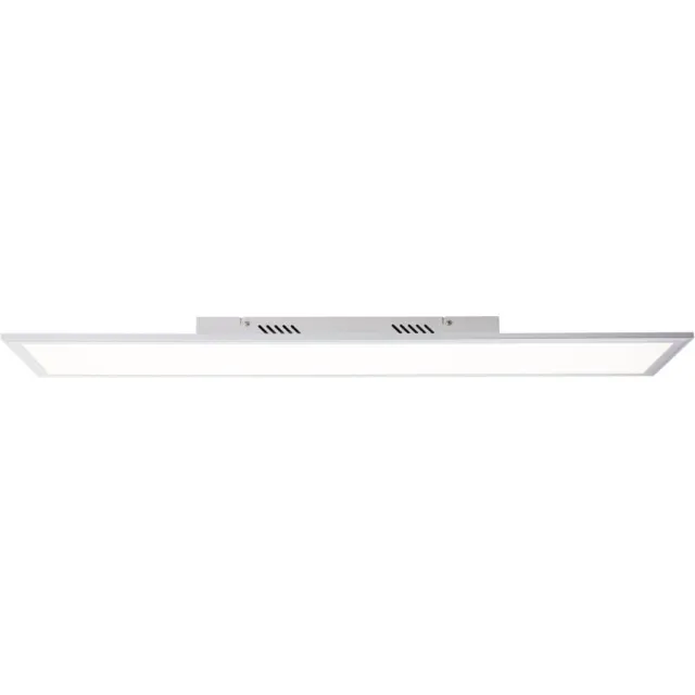 Brilliant Brillant | Flat LED plafondpaneel 100x25cm zilver | 1x LED geïntegreerd, 32W LED geïntegreerd, (3400lm, 2800-6500K)