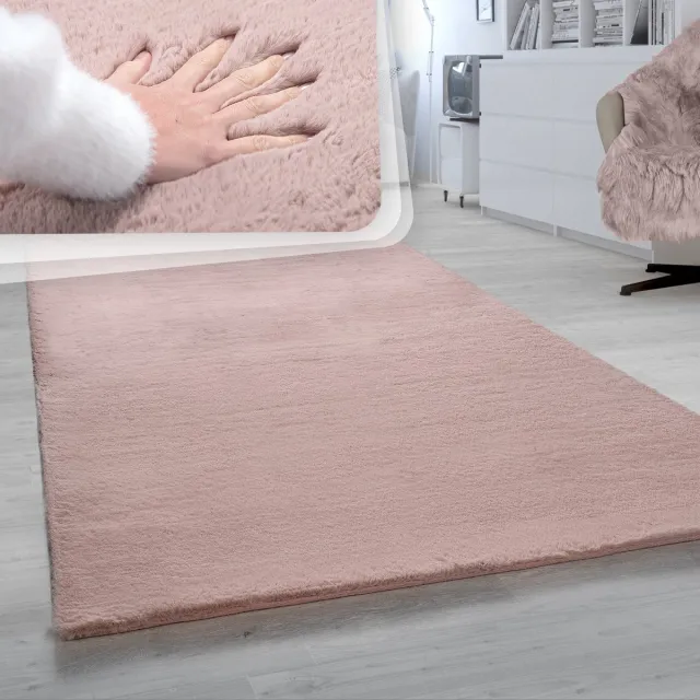 flycarpets Rabbit Vloerkleed - Roze