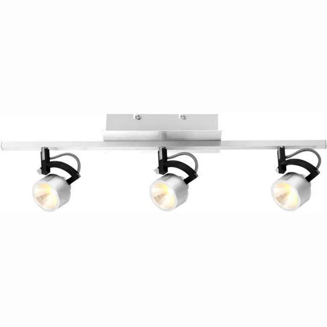 Globo LED plafondspot 15 watt verplaatsbare spotverlichting wandlamp Globo 56947-3 zilver