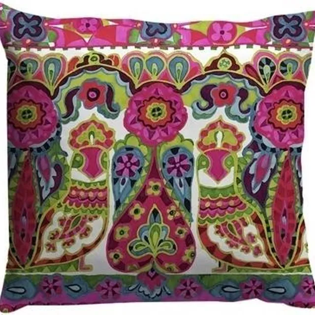 Covers & Co Sierkussen gevuld - Poppy 40x40 - Multi