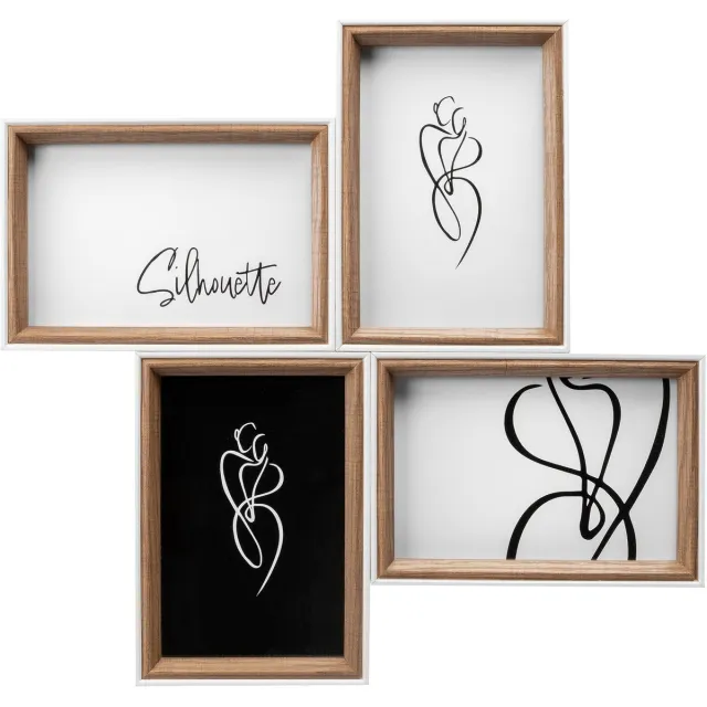 Walther Silhouette - Houten lijst galerij - Fotoformaat 4x10x15 cm - Beuken