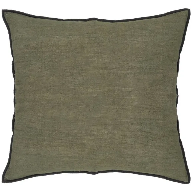 Atmosphera Créateur d'intérieur® Katoenen kussen LINAH Vert kaki