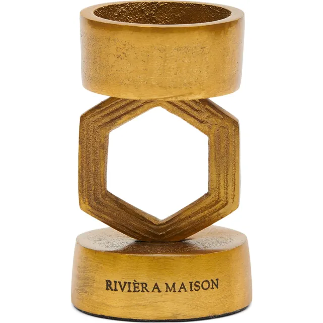 Riviera Maison Kandelaar Goud - RM Camelot Candle Holder