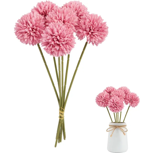 Ibenzoa Realistisch uitziende kunstmatige hortensia's voor veelzijdige decoratie en allergievrije omgeving Roze