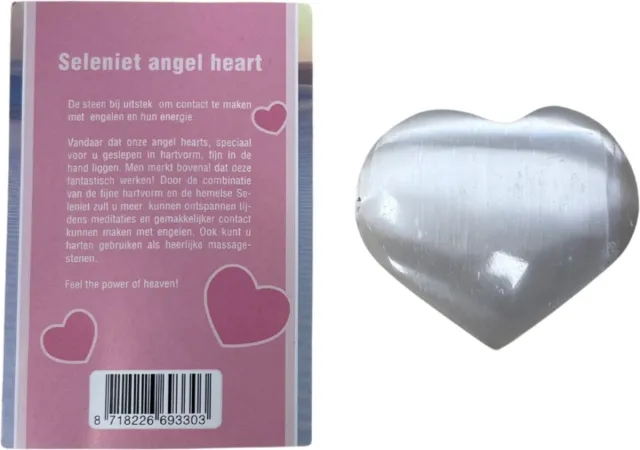 Ruben Robijn Seleniet angel heart Wit