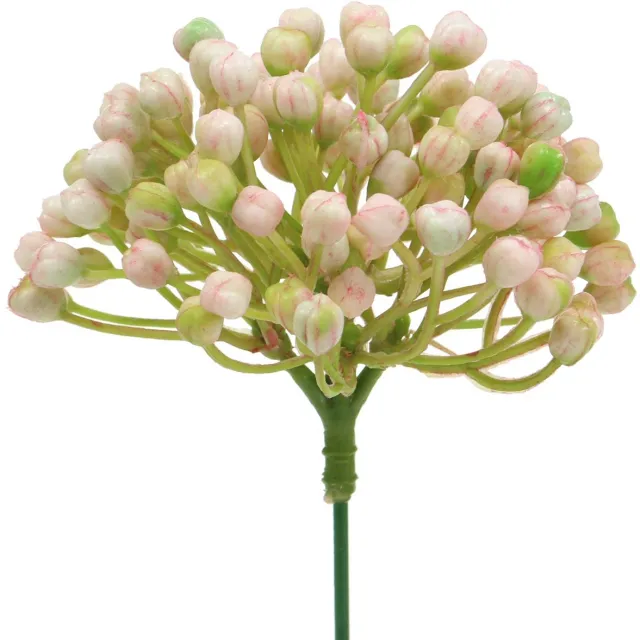 Viana Hortensia knop steker 21cm roze 12 st.