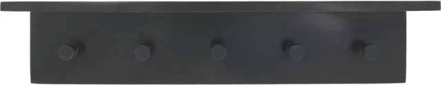 House Doctor Kapstok Sate mangohout zwart 60cm x 13cm x 13cm