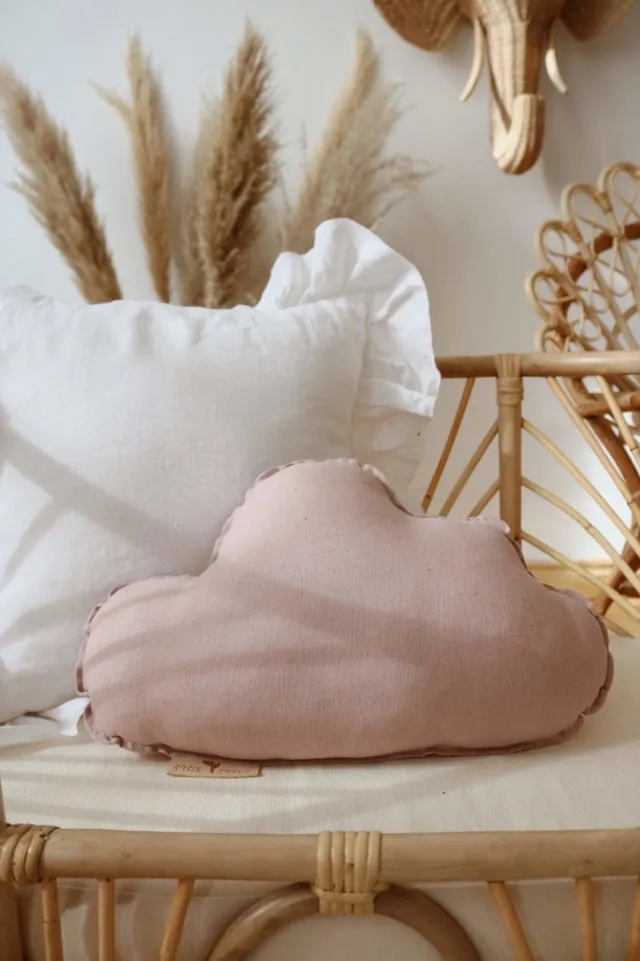Moi Mili Wolken Kussen 39x28cm Powder Pink Roze