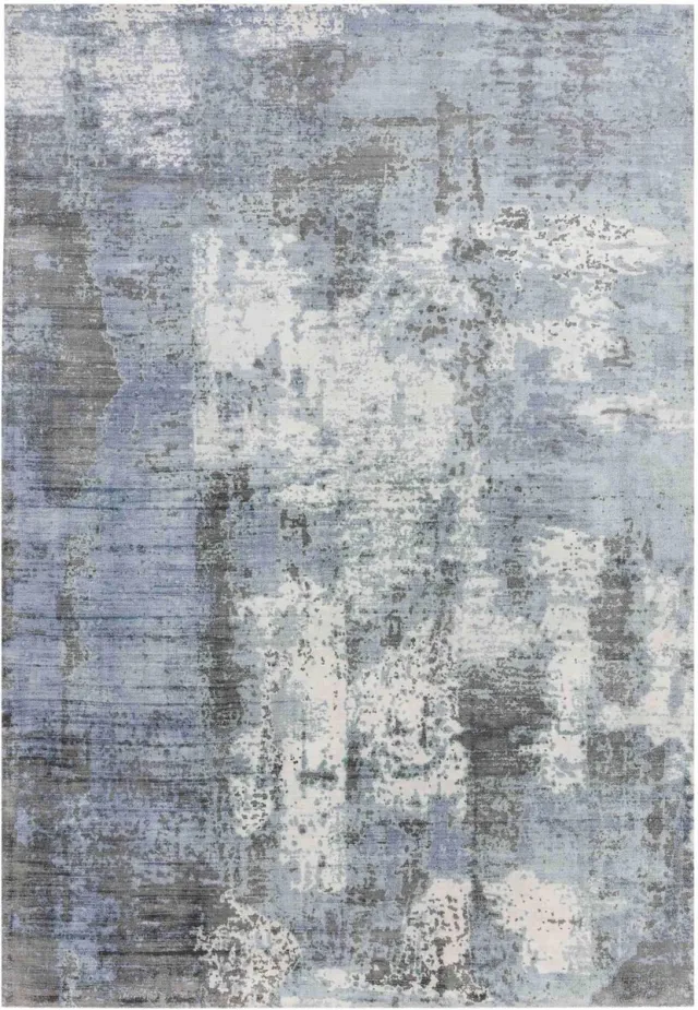 Eazy Living Easy Living - Gatsby-Navy Vloerkleed - 200x290 - Rechthoek - Laagpolig Tapijt - Industrieel - Blauw, Grijs
