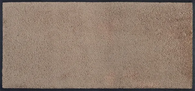 Famanu Wasbare deurmat, taupe, 35 x 75 cm, voor binnen en buiten, onderhoudsvriendelijk Neutraal