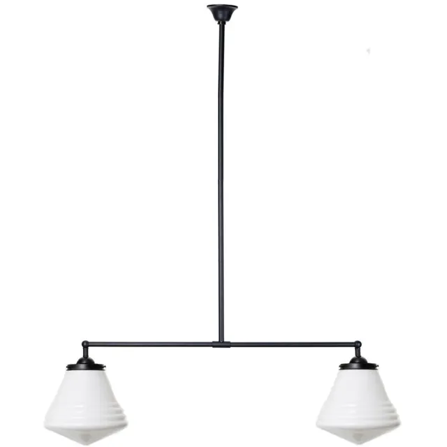 Coloured by Art Moonlight T-lamp 2 lichts Luxe School Medium - Art Deco Trade Zwart