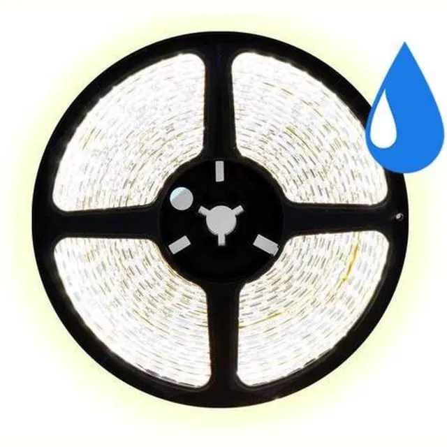 ABC-Led 5 meter koud wit led strip waterproof - IP65 - 60Leds/m - 12V