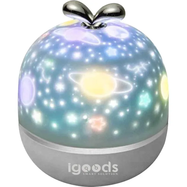 Igoods Nachtlampje - Night Light Projector - Verschillende afbeeldingen Wit