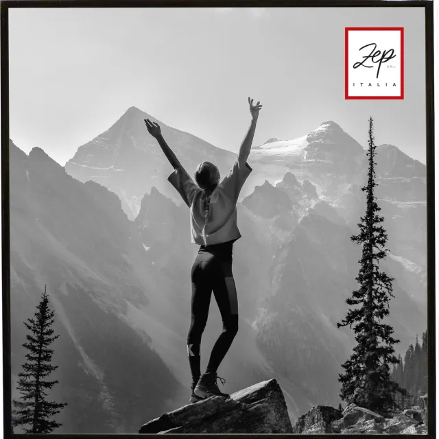 Zep Kunststof Fotolijst New Easy Zwart voor foto formaat 30x30