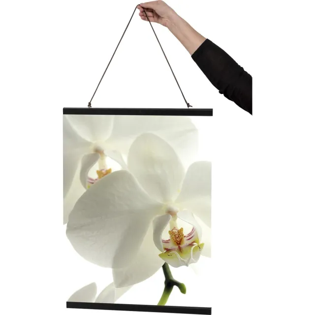 Arcana Art Zwarte posterhanger 71 cm