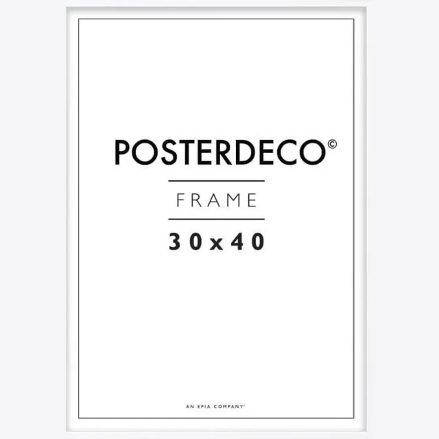Framewinkel Fotolijst - Posterdeco - Premium Hout - Fotomaat 30x40 cm - Posterlijst - Fotolijstje - Wit