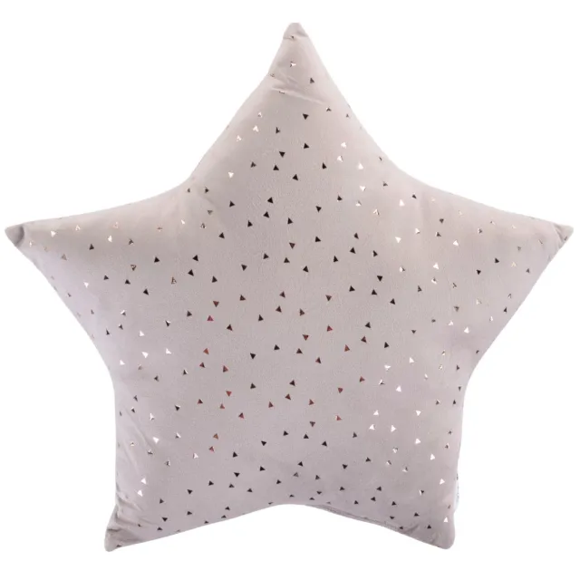 Home & Styling Collection Home Styling Collection - Decoratieve fluwelen kussen met metallic patroon Wit