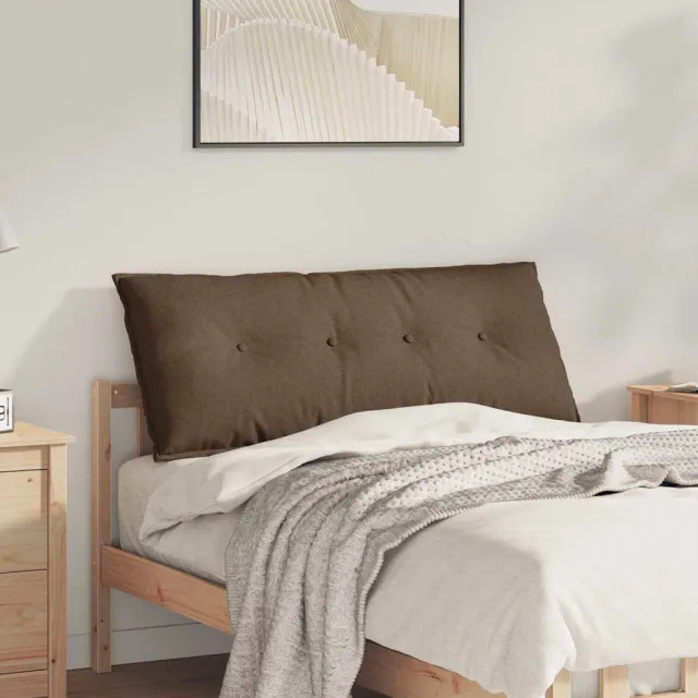 vidaXL Rugkussen Bruin 120 x 50 x 19 cm Stof