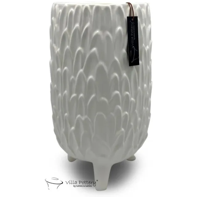 Villa Pottery Vivat vaas Wit 18x22