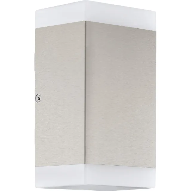 Eglo Carpinera Wandlamp Buiten - GU10 - 18 cm - RVS/Wit