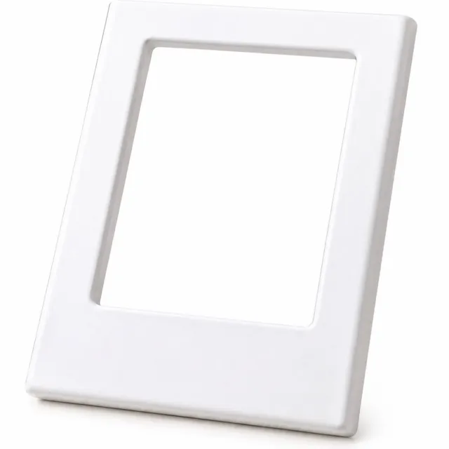 SWGOTA Witte magnetische fotolijst voor foto's van 54 × 86 mm, lijstformaat 65 × 88 mm, rechthoekig ABS koelkastlijstje