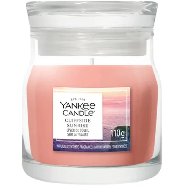 Yankee Candle Cliffside Sunrise Small Jar Geurkaars - tot 30 branduren Oranje