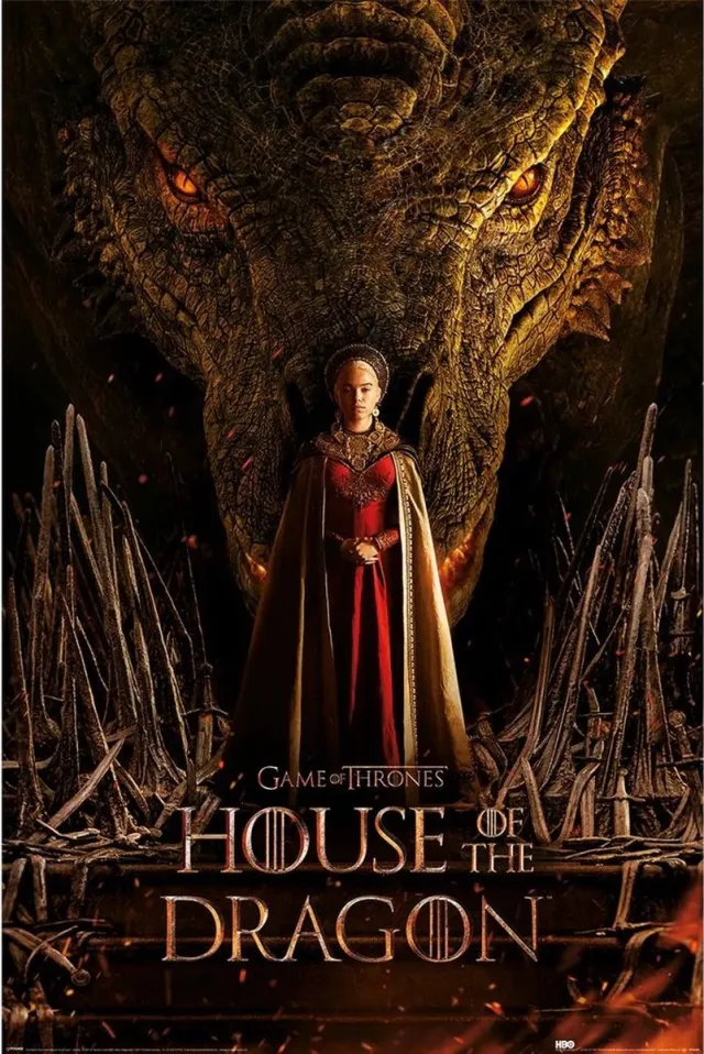 Game of Thrones House Of The Dragon Dragon Throne - Maxi Poster Multi color