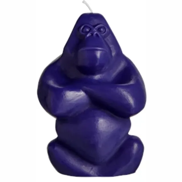 Kosta Boda Gabba Gabba gorilla kaars H11.5cm blauw