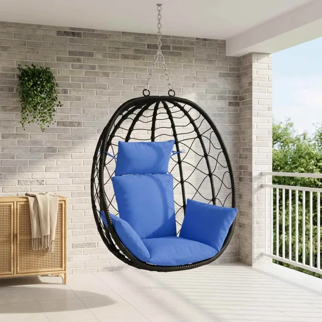 vidaXL Adirondack Kussen PUTTEN 100% Polyester Koninklijk Blauw