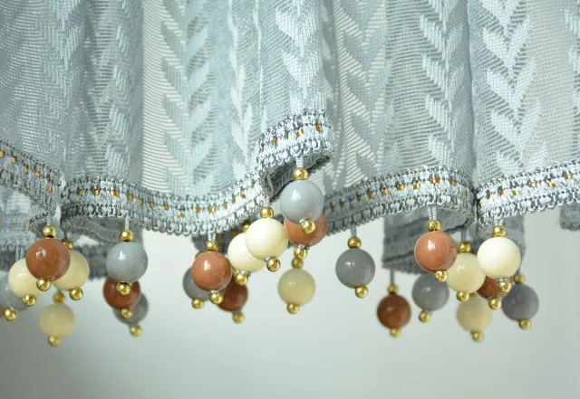 Ibenzoa Vitrage Gordijnen in Transparante Voile met Elegant Patroon voor Keuken en Woonkamer Stangdoorgang wit
