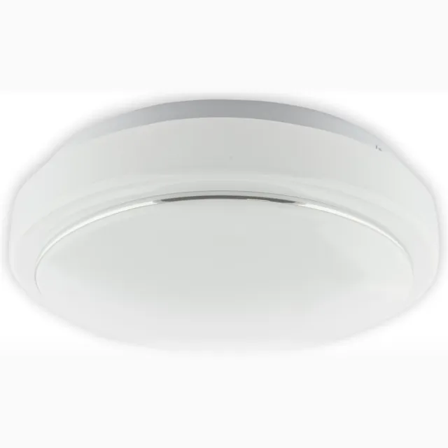 Groenovatie LED Plafondlamp - 12W - Rond - 270x80 mm - Warm Wit - Opbouw