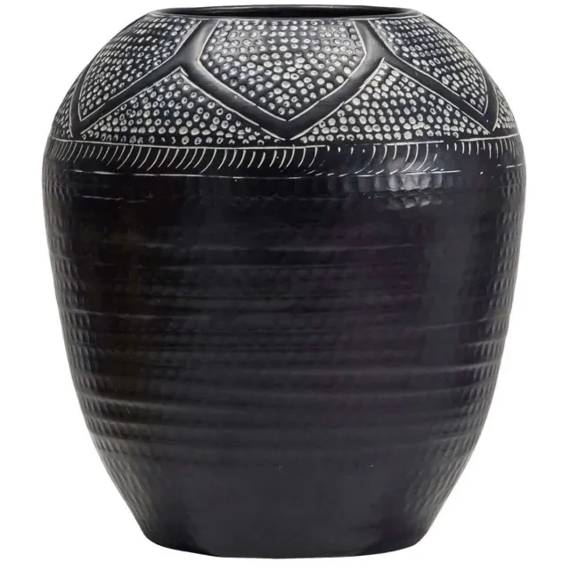 House Doctor Vaas Bloss zwart 31cm [gid://shopify/Metaobject/303110226255]