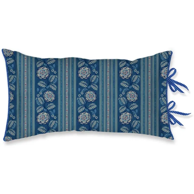 Pip Studio Rosa Rani Cushion Sierkussen - 35 x 60 cm cm - Donkerblauw