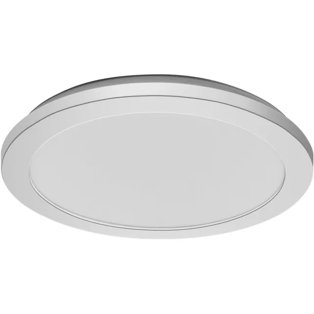 Osram ORBIS Disc wand-/plafondlamp met LED, chroom, 22W, 1800lm, 3000/4000K, verstelbaar via wandschakelaar met Click CCT, 30cm diameter, IP44 bescherming voor badkamers, inclusief schroeven/pluggen